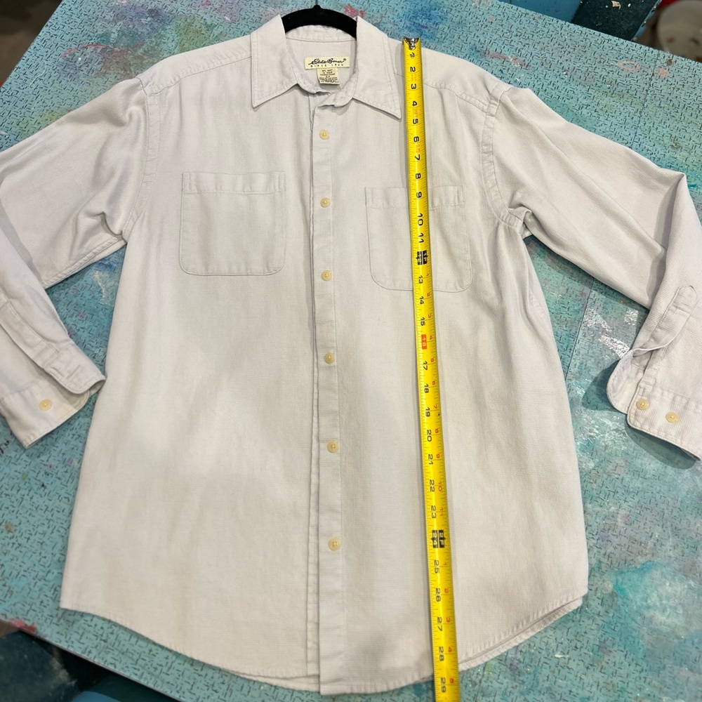 Light Blue Waffled Button Down - image 7